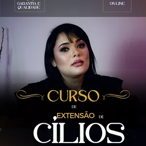 Imagem de capa para o Curso online Curso Extensão de Cílios