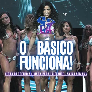Imagem de capa para o Ebook FICHA DE TREINO FEMININO INICIANTE - 5X NA SEMANA