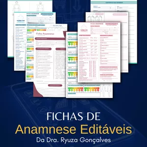 Imagem de capa para o Curso online Fichas de Anamnese Premium Editavéis - Dra Ryuza