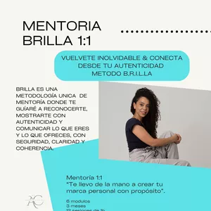 Imagen de portada para Curso online MENTORÍA PERSONALIZADA METODO BRILLA