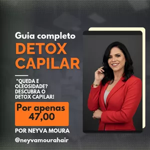 Imagem de capa para o Ebook ​DETOX CAPILAR: O Segredo do Couro Cabeludo Saudável - Protocolo 4 Semanas