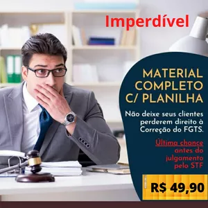 Imagem de capa para o Curso online Kit mais Completo para Ação revisão FGTS