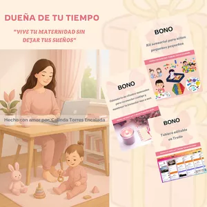 Imagen de portada para Ebook Dueña de tu tiempo – Vive tu maternidad sin dejar tus sueños