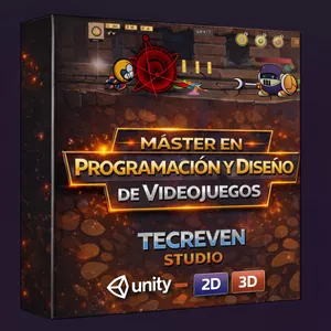 Imagen de portada para Curso online Máster en Programación y Diseño de Videojuegos