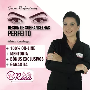Imagem de Curso Profissional de Design de Sobrancelhas Perfeito criado por Escola Bella Rosa  na hotmart