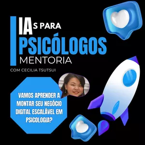 Imagem de capa para o Evento online IAs para Psicólogos