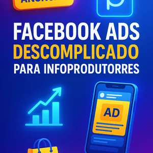 Imagem de capa para o Ebook Facebook Ads Descomplicado para Infoprodutores