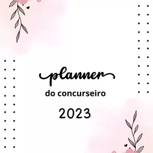 Imagem de capa para o Ebook Planner do Concurseiro + Planner 2023