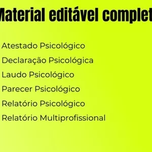 Imagem de capa para o Ebook Documentos Psicológicos editáveis - Descomplicando a Psicologia