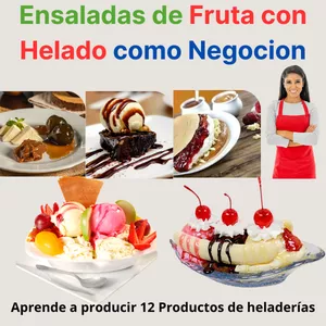 Imagen de portada para Curso online Ensaladas de fruta con helado como negocio
