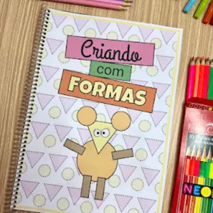 Imagem de capa para o Ebook Criando com Formas 