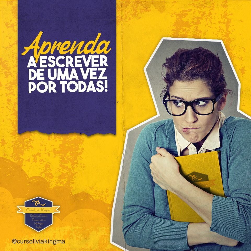 Imagem de Curso de redação :Aprenda a escrever de uma vez por todas criado por  LIVIA KINGMA na hotmart