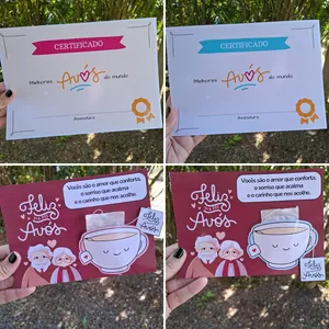 Imagem de capa para o Ebook LEMBRANCINHA DIA DOS AVÓS👴🏻👵🏻