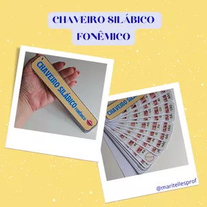 Imagem de capa para o Ebook Chaveiro Silábico Fonêmico