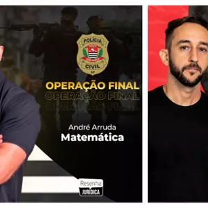 Imagem de capa para o Curso online Combo Operação Final (Exercícios) | Direito + Matemática: Direito Constitucional, Leis Penais, Direito Administrativo, Direito Penal, Processo Penal e Noções de Lógica (Matemática) - Polícia Civil São Paulo (PCSP)