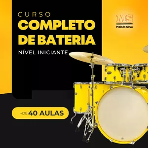 Imagem de capa para o Curso online Método MS BATERIA • NÍVEL I • INICIANTE