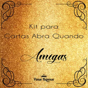 Imagem de capa para o Ebook Kit Cartas Abra Quando Amigas