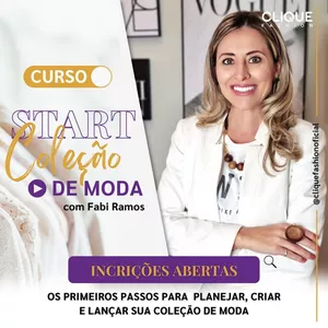 Imagem de capa para o Curso online START COLEÇÃO DE MODA