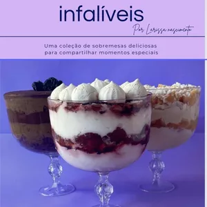 Imagem de capa para o Ebook Sobremesas infalíveis 