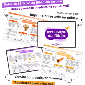 Imagem de capa para o Ebook Mapa Ilustrado da Bíblia