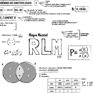 Imagem de capa para o Ebook MAPA MENTAL - RLM - CONCURSO PF/PRF/PC