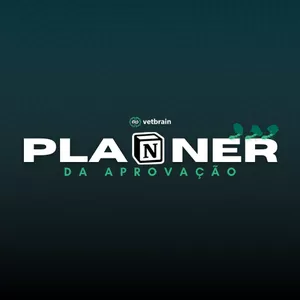 Imagem de capa para o Curso online PLANNER DA APROVAÇÃO VETBRAIN - Template do Notion