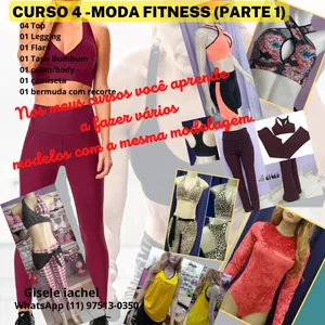 Imagem de Curso 4 - Moda Fitness - Básico (parte 1) Gisele iachel criado por Gisele iachel  na hotmart