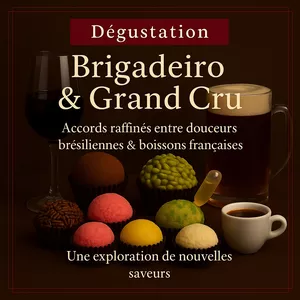 Image de couverture pour le Cours en ligne Dégustation Brigadeiro & Grand Cru