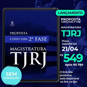 Imagem do curso TJRJ | 2ª fase SEM CORREÇÃO