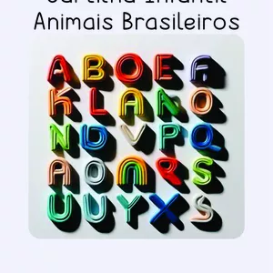 Imagem de capa para o Ebook Cartilha Infantil - Animais Brasileiros