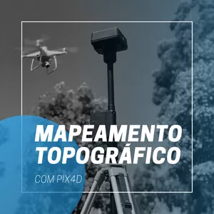 Imagem de capa para o Curso online Curso Mapeamento Aéreo com Drones no software PIX4D
