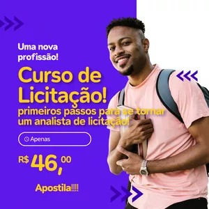 Imagem de capa para o Ebook Primeiros passos para se tornar um Analista de Licitação.