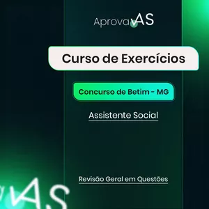 Imagem de capa para o Curso online Curso de Exercícios Concurso de Betim - MG | Assistente Social