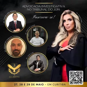 Imagem de capa para o Curso online ADVOCACIA INVESTIGATIVA NO TRIBUNAL DO JÚRI