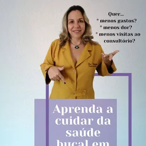 Imagem de capa para o Ebook Aprenda a cuidar da saúde bucal em casa