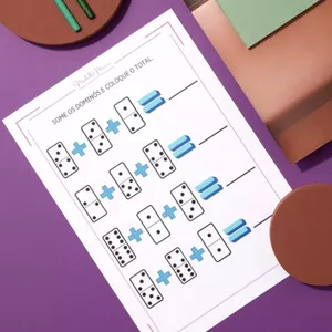 Imagem de capa para o Ebook Adição e subtração com desenhos: Educação infantil e fundamental