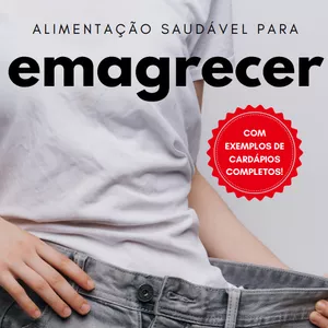 Imagem de capa para o Ebook Alimentação saudável para EMAGRECER
