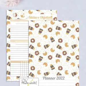 Imagem de capa para o Curso online Planner 2022 - Estampa de Cookies | Blog Tá Planejando?
