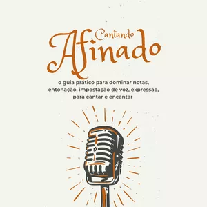 Imagem de capa para o Ebook Cantando Afinado