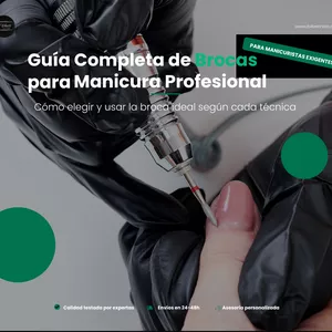 Imagen de portada para Ebook Guía Completa de Brocas para   mancura profesional