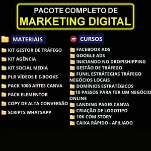 Imagem de capa para o Curso online Pacote Completo de Marketing Digital