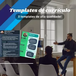 Imagem de capa para o Curso online Templates de currículo