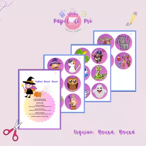 Imagem de capa para o Ebook Recurso Digital PDF - História BRUXA, BRUXA para imprimir 