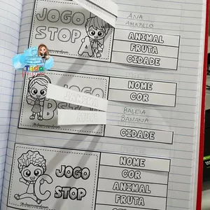 Imagem de capa para o Ebook JOGO STOP DE A a Z