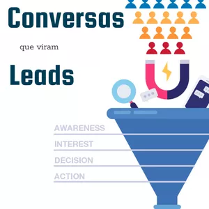 Imagem de capa para o Ebook E-BOOK - CONVERSAS QUE VIRAM LEADS