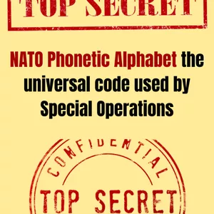 Cover image for Ebook NATO Phonetic Alphabet the universal code used by Special Operations