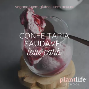 Imagem de capa para o Curso online Curso de Confeitaria Saudável Low Carb 