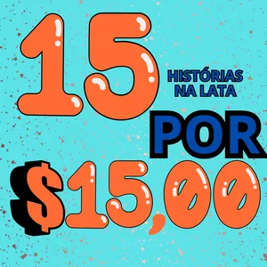 Imagem de capa para o Ebook 15 histórias na lata 