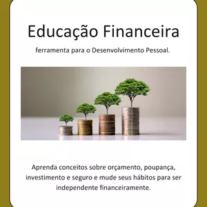 Imagem de capa para o Ebook Educação Financeira - Ferramenta Para o Desenvolvimento Pessoal.