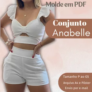 Imagem de capa para o Ebook MOLDE EM PDF CONJUNTO  ANABELLE 